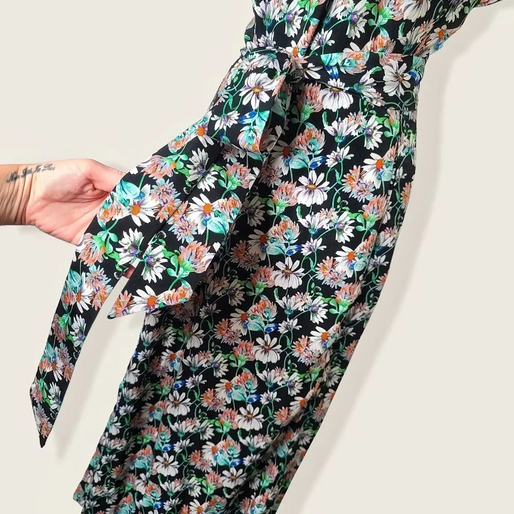 Sam Edelman | NWOT Ruffled Flutter Sleeve Floral Garden Jumpsuit | 2 - Picture 7 of 15